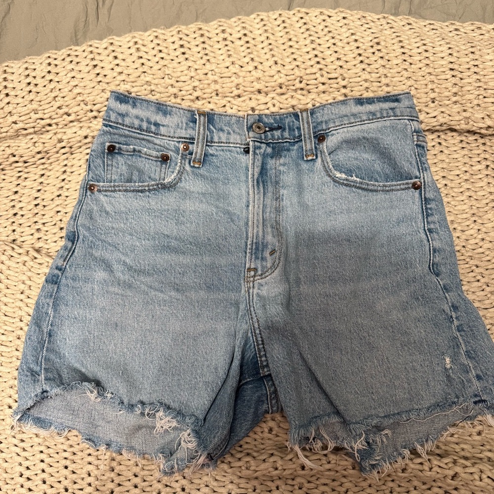 Abercrombie High Rise Dad Shorts